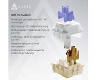 Ajazz AK980 V2 Gift Switch V2 Black Gray Yellow z ekranem - 1536371 - zdjęcie 14